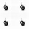 Service Caster 2.25 Inch Bright Chrome Soft Tread Ball Caster -5/16 Inch Threaded Stem, 4PK SCC-TS01S214-DCR-BC-5161810-4 - alternate 1